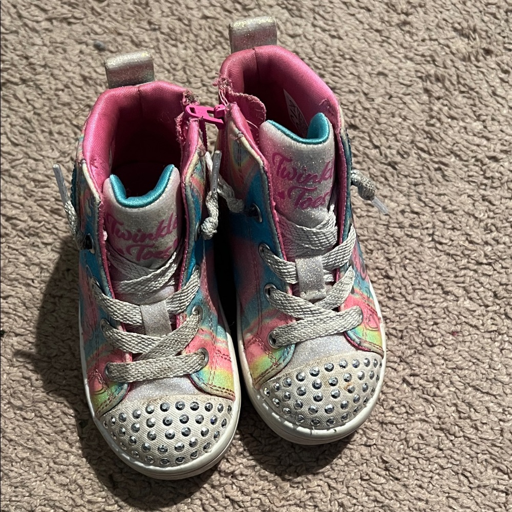 Skechers Twinkle Toes Rainbow Sneakers for Kids